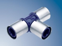 WAVIN 16mm Tigris plast pres t-stykke t/alupex