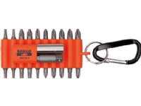 BAHCO Bitssæt i praktisk gummiholder 22 dele, for ligekærv, Phillips, Pozidriv og TORX®