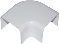 Installationskanal Qsantec KP-vertikalt hjørne, Hvid. B77mm x D54mm