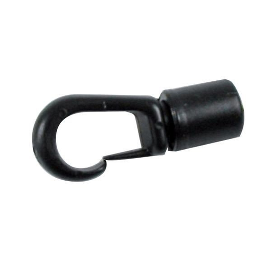 Nylonkrog Sort til 5-6mm Elastik