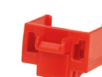 Panduit Jack Module Blockout Device - Blokering til jackmodul - rød (pakke med 10)