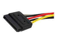 StarTech.com 6in SATA Power Y Splitter Cable Adapter - M/F - Power splitter - SATA power (M) to SATA power (F) - 6 in - PYO2SATA - Strøm-splitter - S