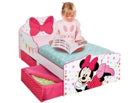 Minnie Mouse Seng m/opbevaring (140cm)