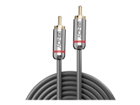 Lindy Cromo Line - Digital lydkabel (koaksial) - RCA han til RCA han - 10 m - antracit (sort) - rund