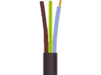 Pkaj 3G1,5mm2 sort 50m rg - Plastkappeledning PKAJ 3G1,5mm2 sort 50m rg halogenfri