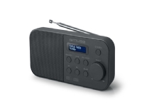 Muse M-109 DB, Bærbar, DAB+,FM,PLL, 87,5 - 108 Mhz, 174.928 - 239.2 Mhz, Automatisk scanning, Automatisk lagring, LCD