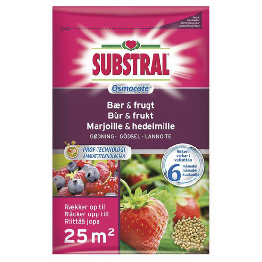 Substral Osmocote Bær & Frugt - 0,8 Kg