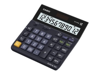 Casio DH-12 TER - Skrivebords-regnemaskine - 12 cifre - solpanel, batteri