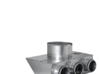 FLX loftboks 75-3-125 - Loft/væg - ventil ø125 - 3 studs