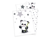 Panda Junior Sengetøj 100x135 cm - 100 procent bomuld