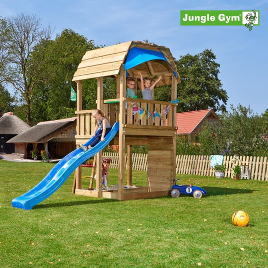 Jungle Gym Barn legetårn komplet inkl. rutschebane - 804-287