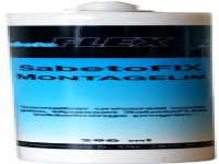 SABETOFLEX Sabetofix fugemasse/lim i tube af 290 ml. farve rød