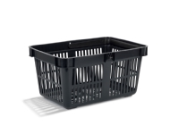 Indkøbskurv 27 liter sort (stk.)