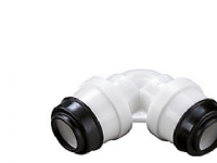 Vinkel 90° 32mm - Delrin. Hawle