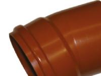 PVC-bøjning 15°, 250mm - glat kloak, Uponor