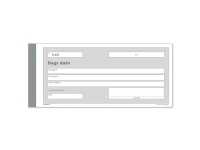 Bilagsblok Mayland, Dags Dato, med kopi, 100 x 210 mm, 2 x 50 blade