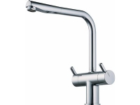 IDEAL STANDARD Børma A2 togrebs køkkenarmatur keramiske ventiloverdele, 200 mm tudfremspring, drejbar tudspids & 3/8 fleksible tilslutningsslanger