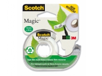 Scotch® Magic™ tape A Greener Choice, 1 rulle, 19mm x 20m + 1 genbrugsdispenser