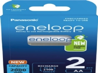 Panasonic eneloop HR06 Genopladeligt AA-batteri NiMH 2000 mAh 1.2 V 2 stk