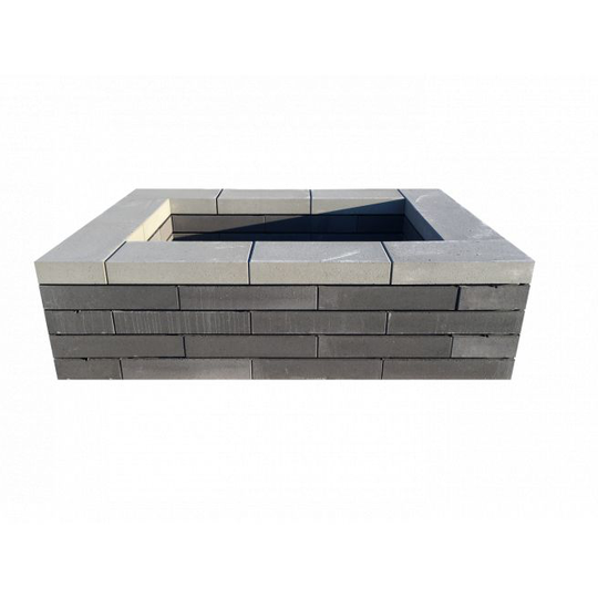 RBR Nordic Wall BS Kumme - 150*210*58 - Grå - Glat Støttemur