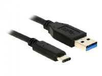 Delock - USB-kabel - USB-C (han) til USB Type A (han) - USB 3.1 Gen 2 - 50 cm - omvendelig C-stikforbindelse - sort