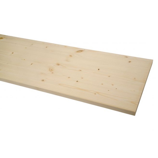Hylde massivtræ Gran, ubehandlet - 800x300x18 mm