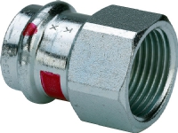 VIEGA Inox overgang 3/4x22 mm Inox, rustfri stål, muffe/muffe, SC-Contur