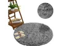 Strado Round carpet Shaggy Strado 200x200 SilverFur (Light Gray) universal