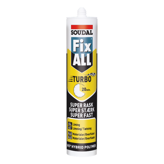 Fix All Turbo Montagelim 290ml Soudal Sort