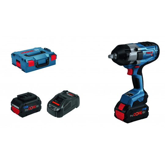 Bosch Slagnøgle Gds 18V-1000 2x8,0ah Pc L-boxx - 06019J8302