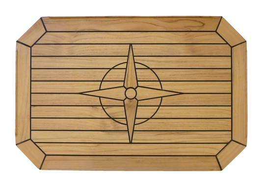 Bordplade Teakbord 51 x 75 cm
