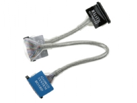 ICIDU - IDE- / EIDE-kabel - UDMA 66/100/133 - 40-PIN IDC til 40-PIN IDC - 60 cm - rund - sort