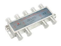 Triax SCS 8, Kabelfordeler, 75 ohm (O), 5 - 2400 Mhz, Metallic, Hanstik/Hunstik, A