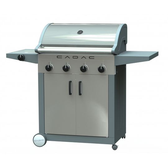 Cadac Gasgrill 4B+SB "Entertainer Supreme" Rustfri døre/låg - 90608
