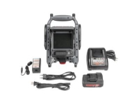 CS6X Versa skærm 5,7'' - Ridgid 65163, USB optager, inkl 18V batteri lader