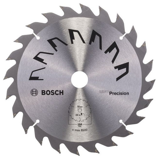 Bosch Rundsavsklinge Precision Ø184x2x16mm T24 - 2609256863