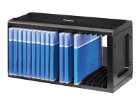 Hama CD Rack 20 - Medieopbevaring - plastik - sort - 20 x CD
