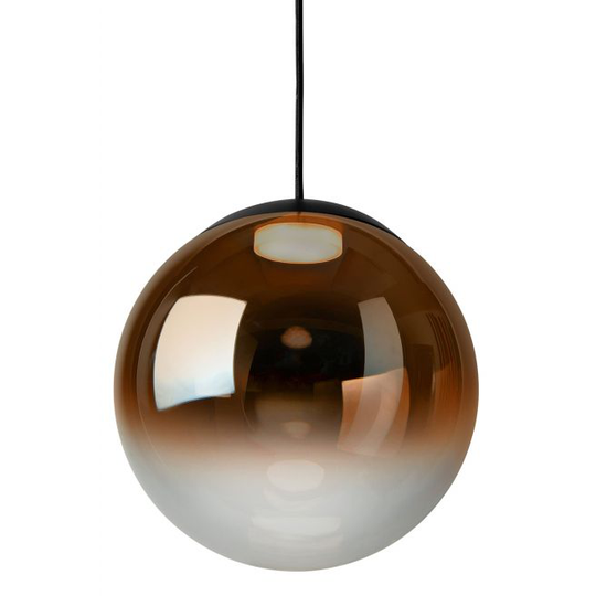 Sompex Loftlampe Reflex kopparfinish-Sort - Højde 150 cm