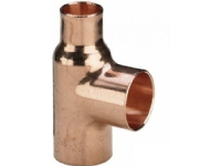 Viega T-stykke 22 x 18 x 22 mm kobber