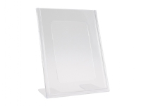 Brochuredisplay klar A6 L-form t/bord 105x148mm1200x68x1550mm 0,12kg (1stk)