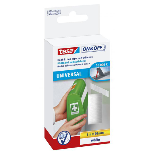 Tesa Burretape Hvid 1m