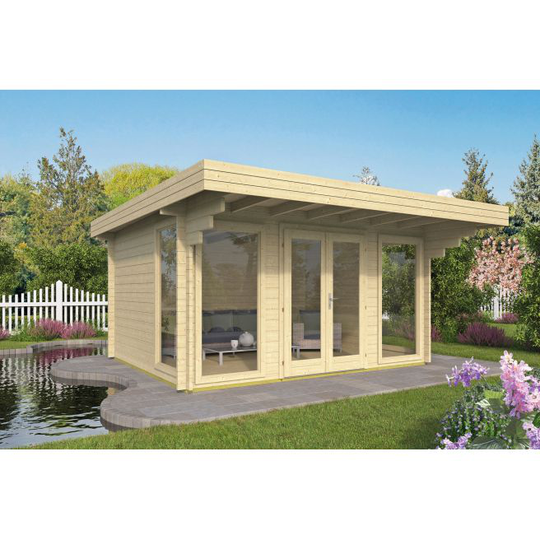 Boise Bjælkehytte - 44 mm - 400802N - 15,225 m²