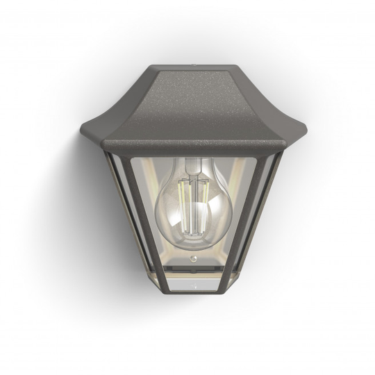 Philips MyGarden Curassow væglampe, Brun 1x42W