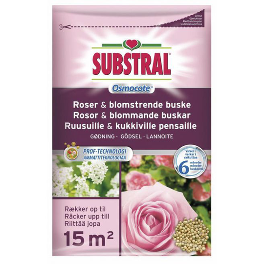 Substral Osmocote Rosengødning - 0,8 Kg