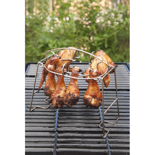 Kyllingelår grill holder rustfri stål