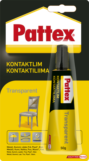 Transparent kontaktlim