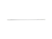 Skaft 150 cm med Gevind Aluminium Hvid,10 stk/krt