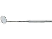 Bahco Inspektionsspejl, robust model m/ metalskaft, 3 cm, Sølv, 1 stk, Rustfrit stål, 21 cm
