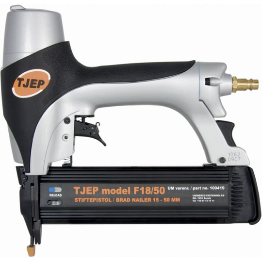 Tjep Stiftepistol F-18/50 Incl. Kuffert