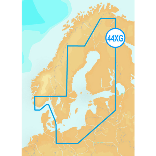 Navigationskort navionics guld+ 44xg, baltikum/finland/sverige